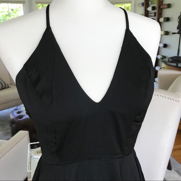 1 LEFT /HIGH HOPES/ 5⭐️ Black Strappy Maxi Dress - Picture 5 of 8